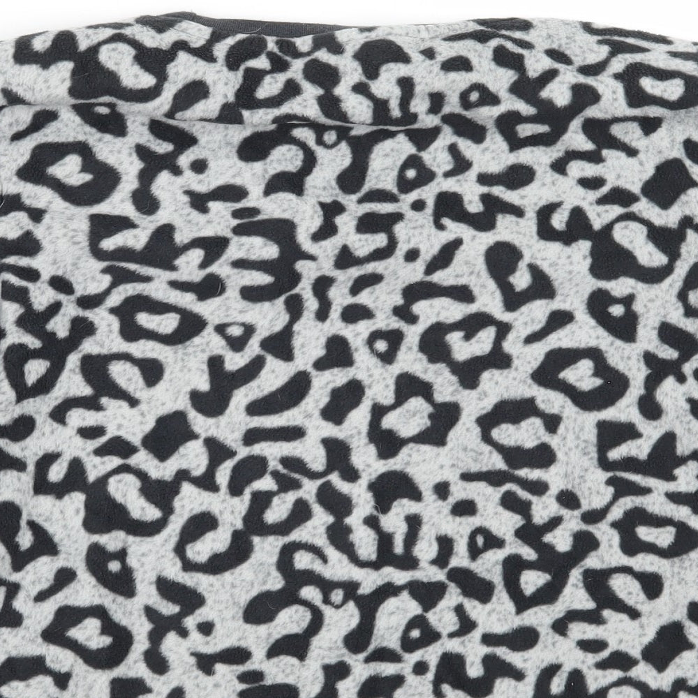 Pep& co  Womens Grey Animal Print  Pullover Jumper Size 8