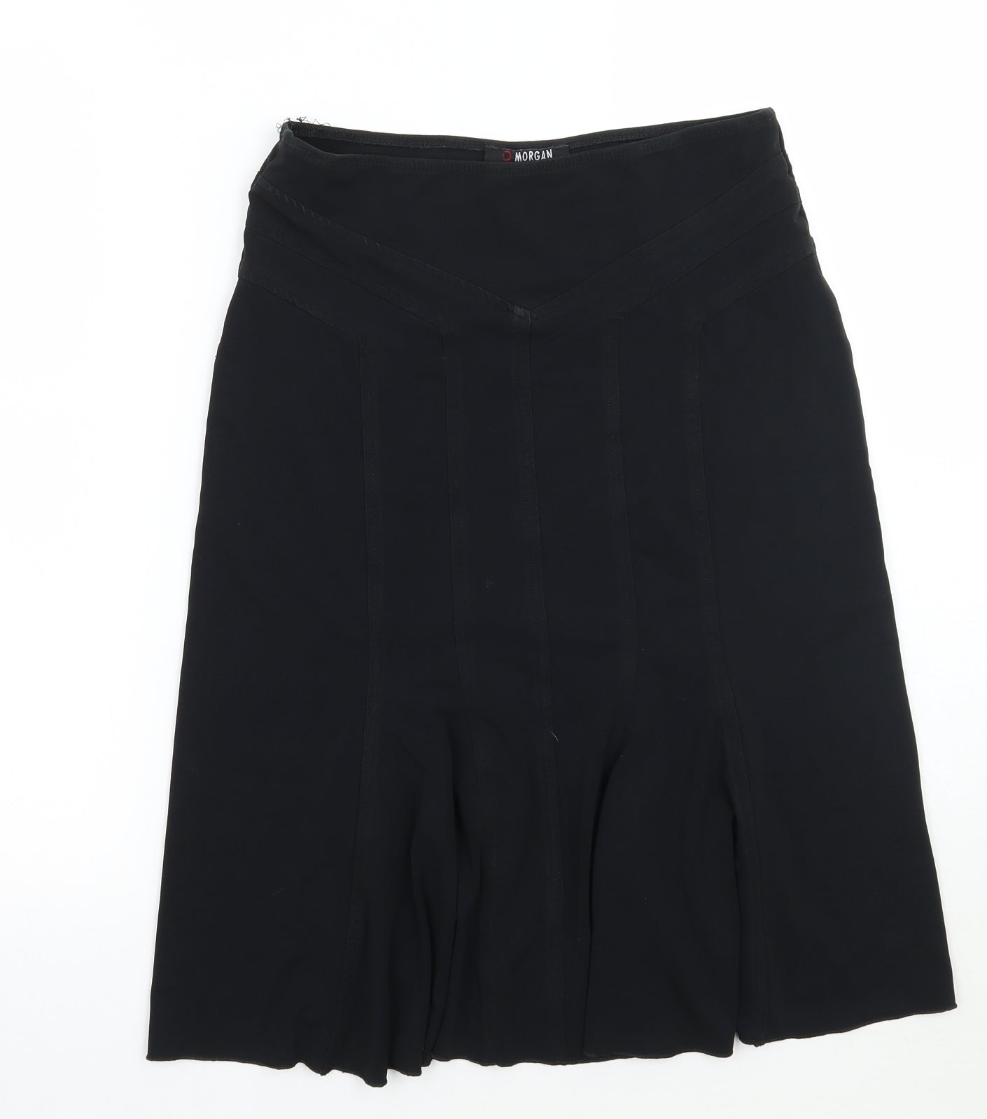 Morgan Womens Black   A-Line Skirt Size 28