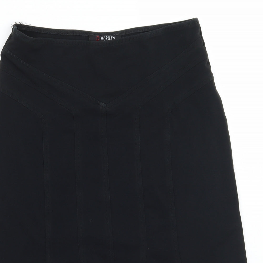 Morgan Womens Black   A-Line Skirt Size 28