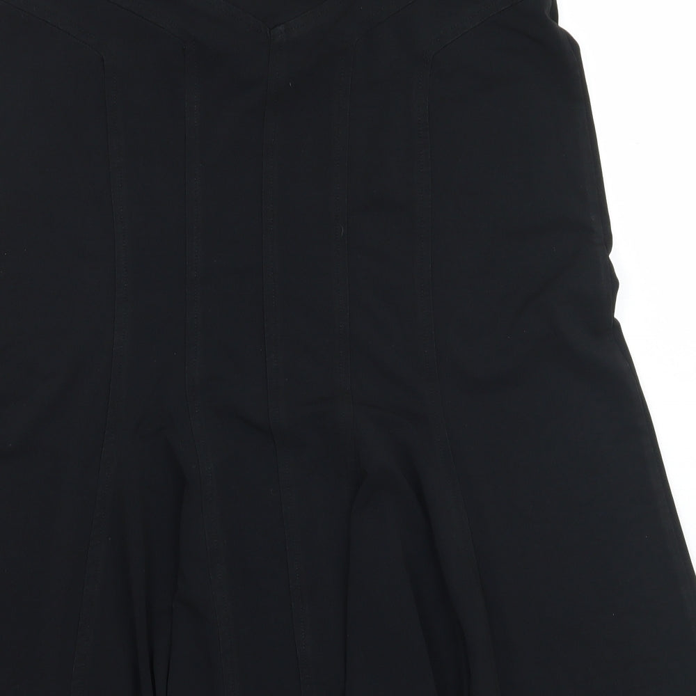 Morgan Womens Black   A-Line Skirt Size 28