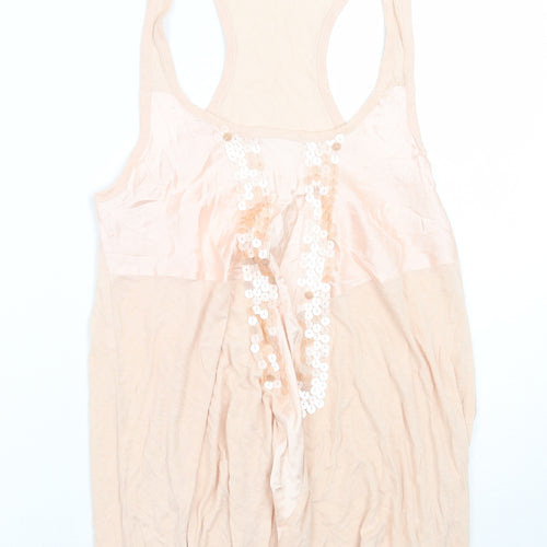 Newlook Womens Pink   Basic Tank Size 12