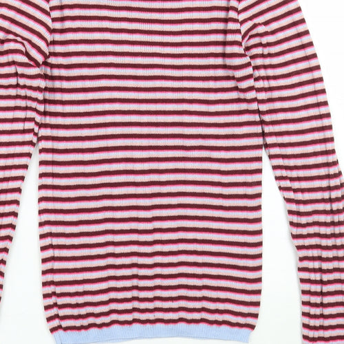 Primark Womens Pink Striped  Pullover Jumper