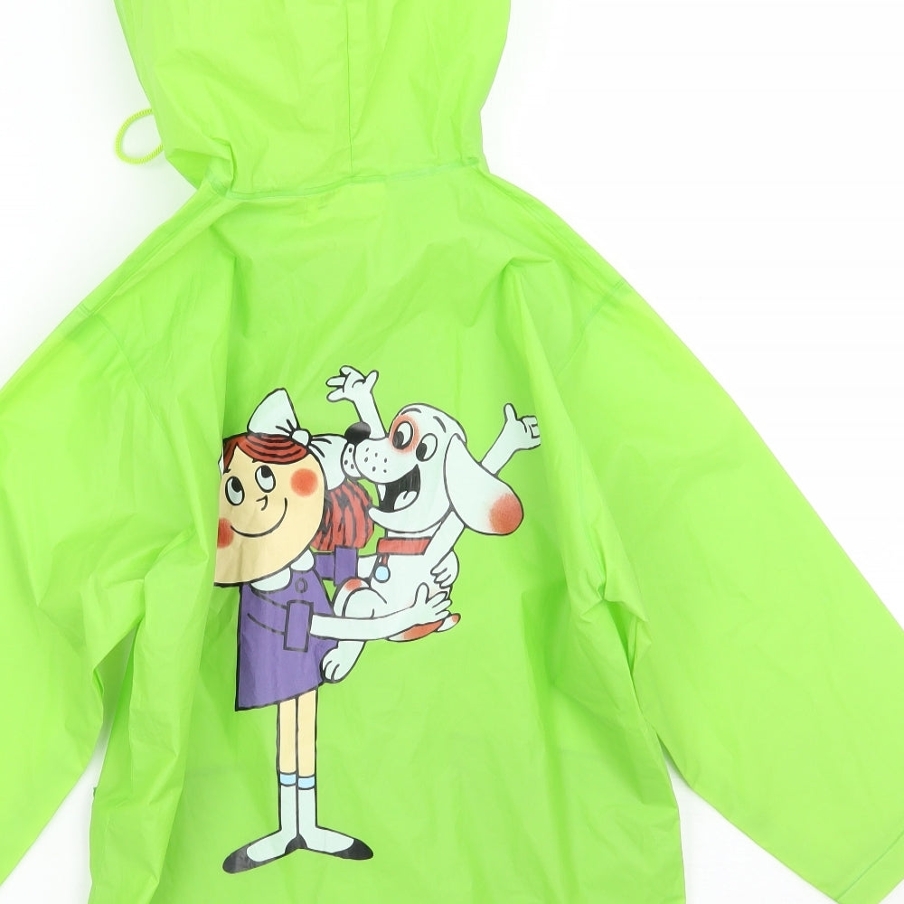 Pidilidi Girls Green   Rain Coat Jacket Size 4 Years