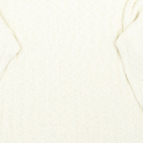 Debbie Morgan Womens Ivory   Pullover Jumper Size M