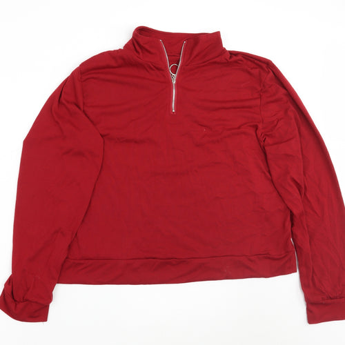 Preworn Womens Red   Pullover Jumper Size L