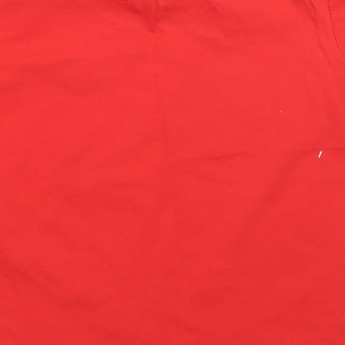 Gildan Boys Red   Basic T-Shirt Size 7-8 Years