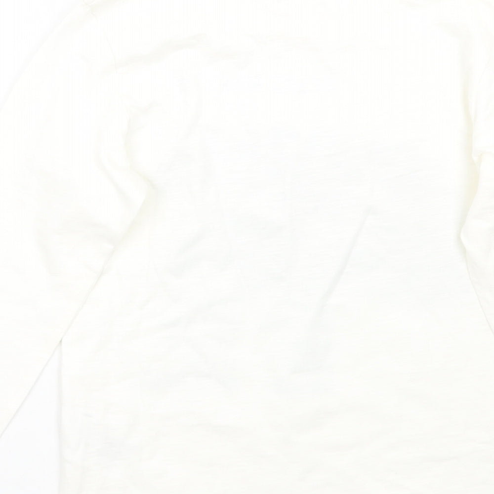 H&M Girls White   Basic T-Shirt Size 9 Years