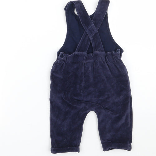 NEXT Boys Blue   Dungaree One-Piece Size 3-6 Months