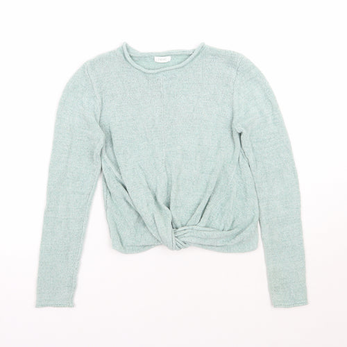NEXT Girls Green   Pullover Jumper Size 8 Years