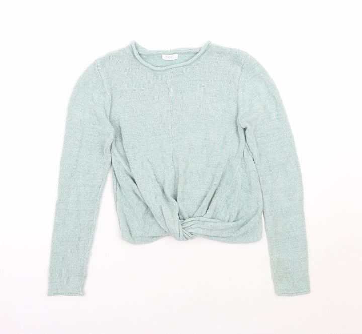 NEXT Girls Green   Pullover Jumper Size 8 Years