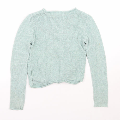 NEXT Girls Green   Pullover Jumper Size 8 Years