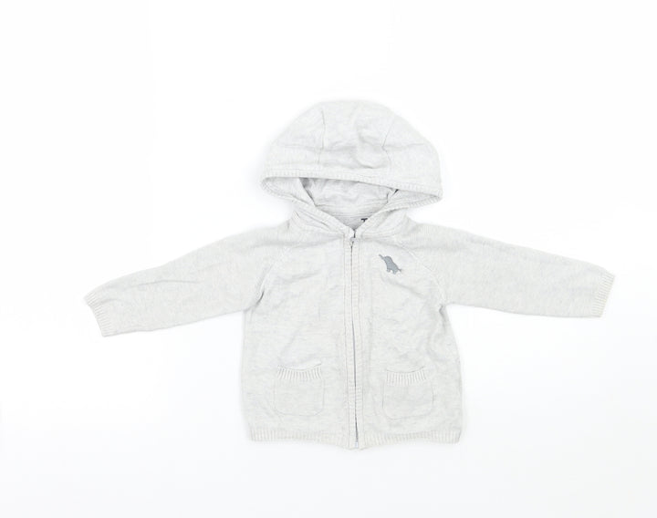 TU Baby Grey Jacket Coatigan Size 6-9 Months