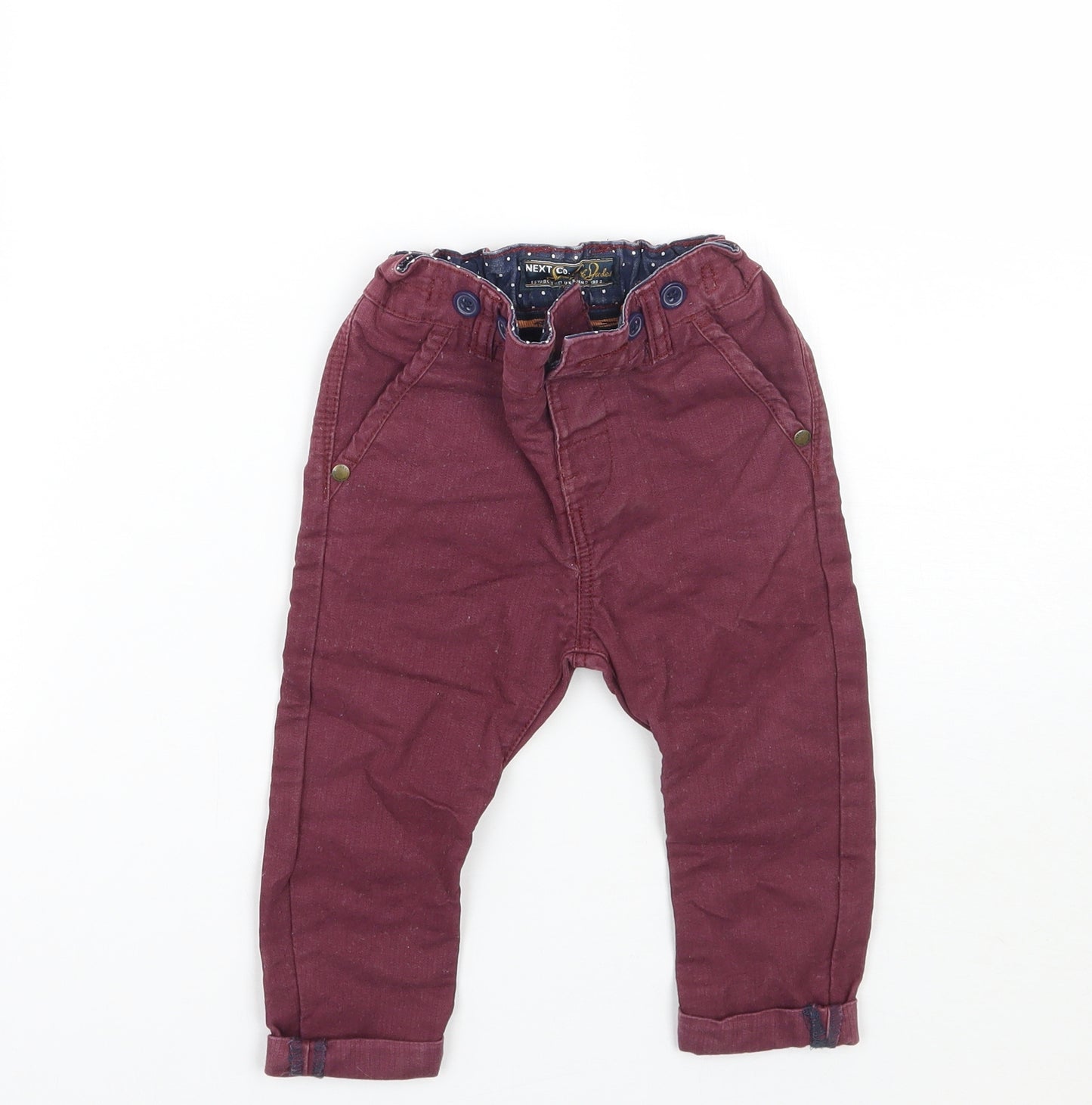 NEXT Baby Purple   Capri Trousers Size 9-12 Months