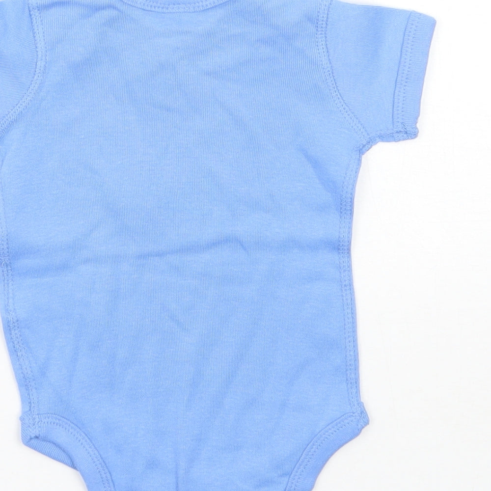 Rabbit Skins Baby Blue   Babygrow One-Piece Size 3-6 Months