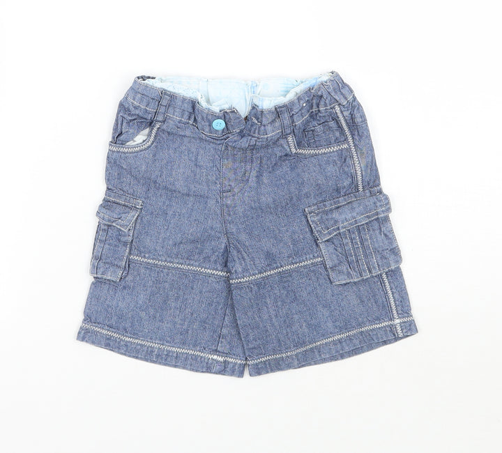 Mini mode Boys Blue   Capri Jeans Size 9-12 Months