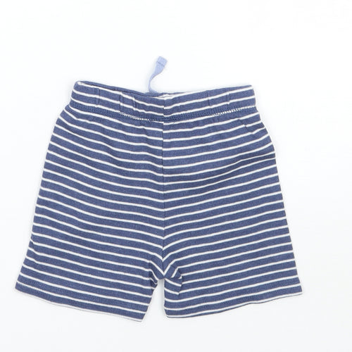 George Baby Blue Striped  Sweatpants Trousers Size 6-9 Months