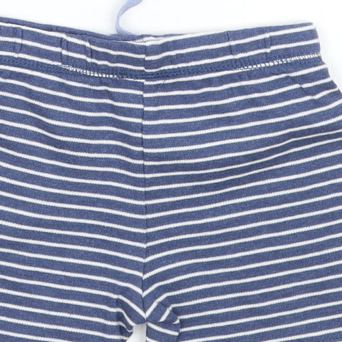 George Baby Blue Striped  Sweatpants Trousers Size 6-9 Months