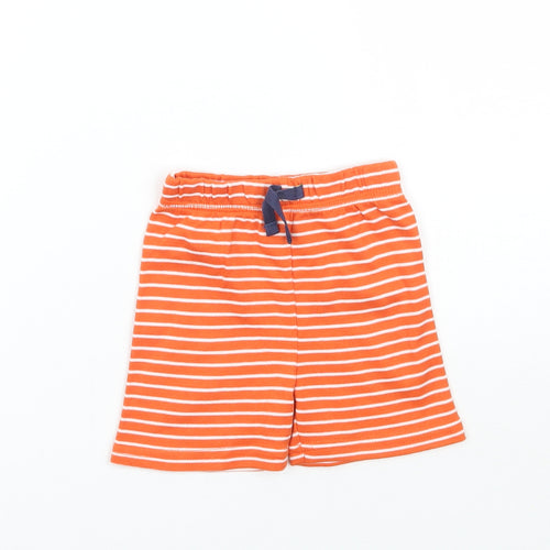 George Baby Orange Striped  Sweatpants Trousers Size 6-9 Months