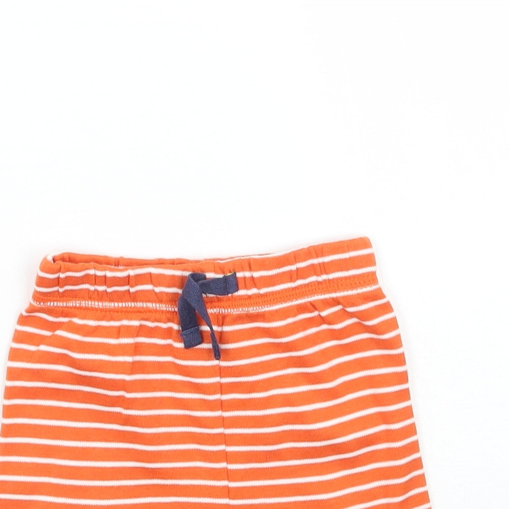 George Baby Orange Striped  Sweatpants Trousers Size 6-9 Months