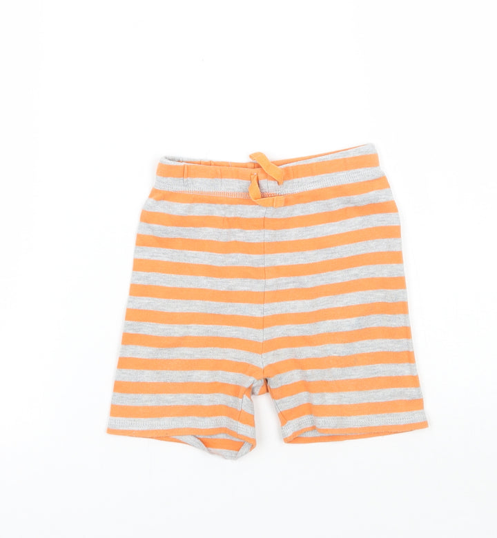 George Baby Grey Striped  Sweatpants Trousers Size 12-18 Months