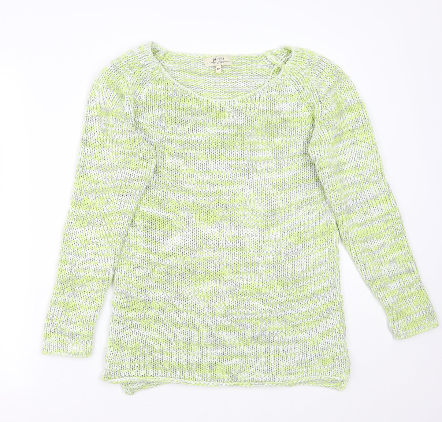 Papaya Womens Green   Pullover Jumper Size 12