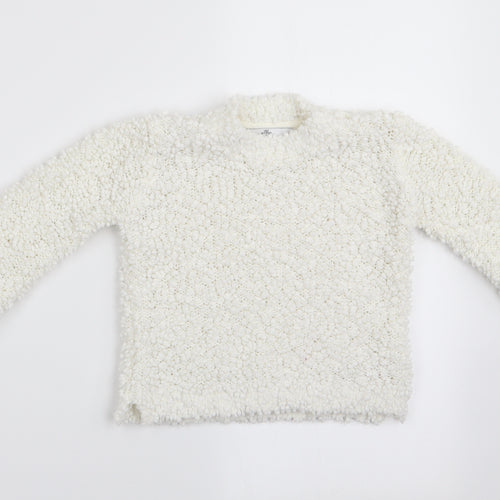 Marks and Spencer Girls Ivory   Pullover Jumper Size 2-3 Years