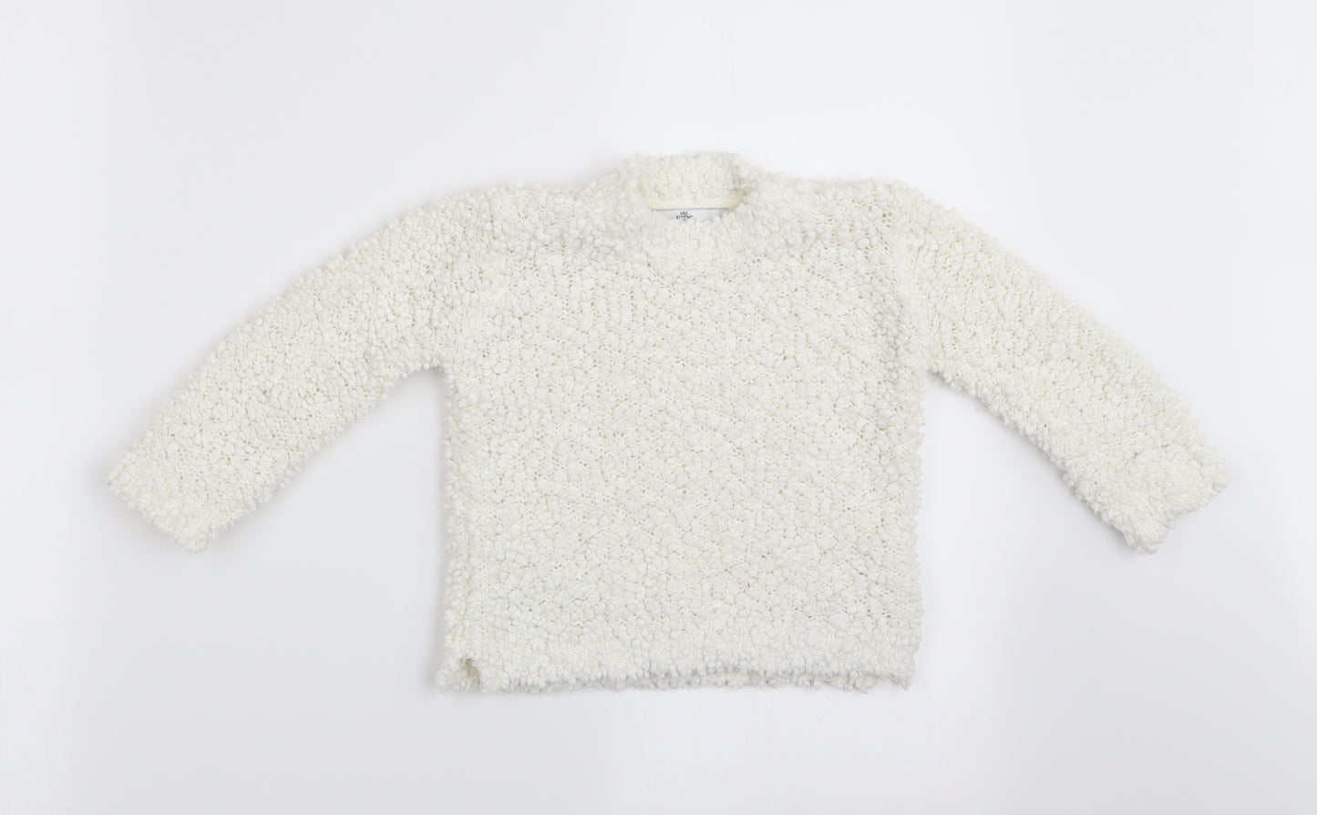 Marks and Spencer Girls Ivory   Pullover Jumper Size 2-3 Years