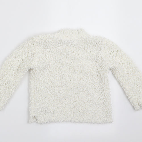 Marks and Spencer Girls Ivory   Pullover Jumper Size 2-3 Years