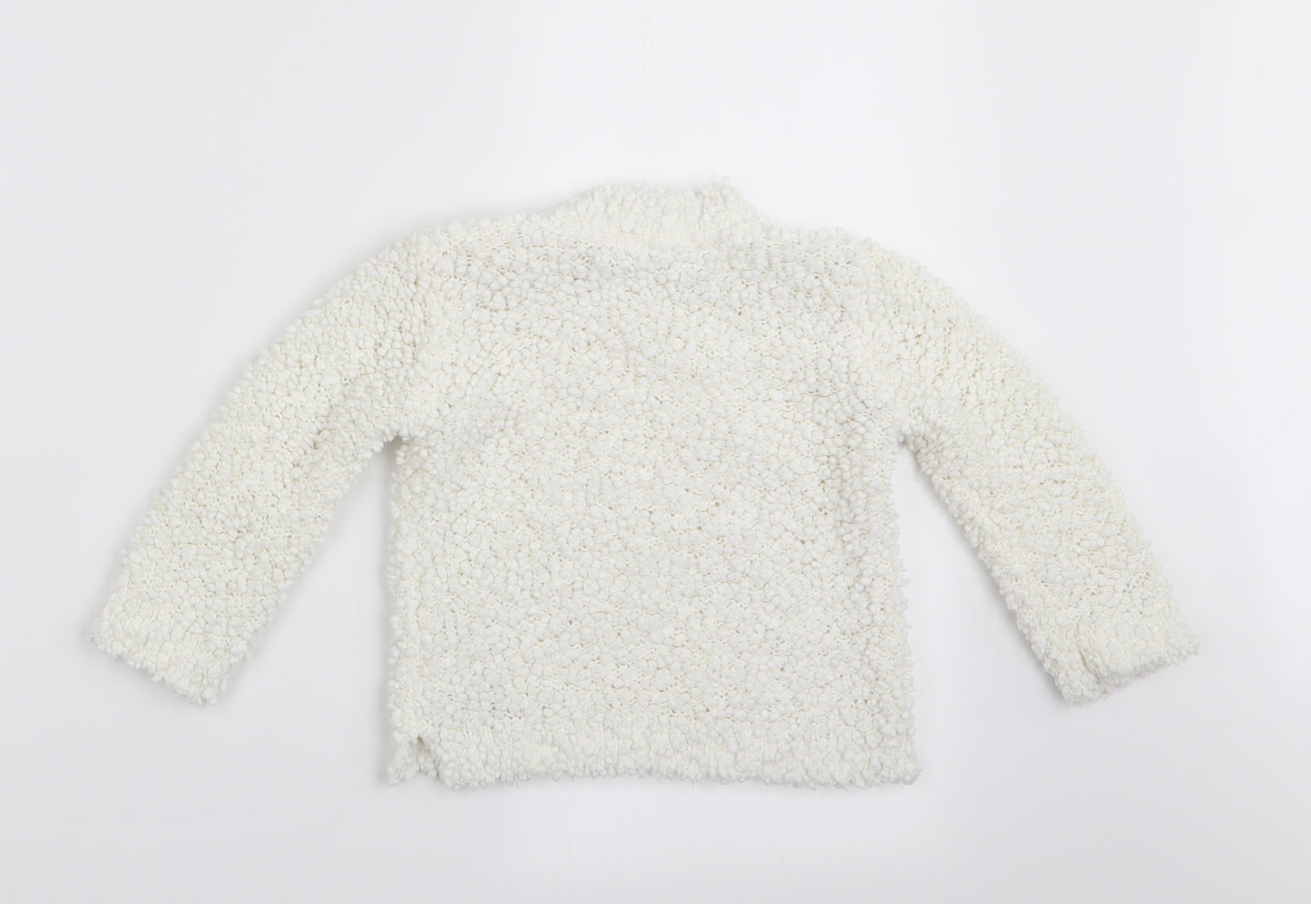 Marks and Spencer Girls Ivory   Pullover Jumper Size 2-3 Years