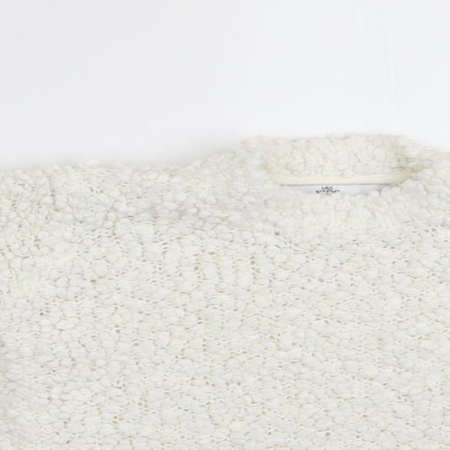 Marks and Spencer Girls Ivory   Pullover Jumper Size 2-3 Years