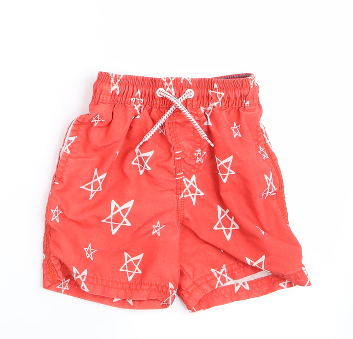 NEXT Boys Red Cropped Trousers Size 18-24 Months - Start Print Shorts