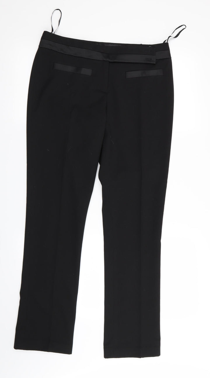 Dorothy Perkins Womens Black   Trousers  Size 10 L30 in