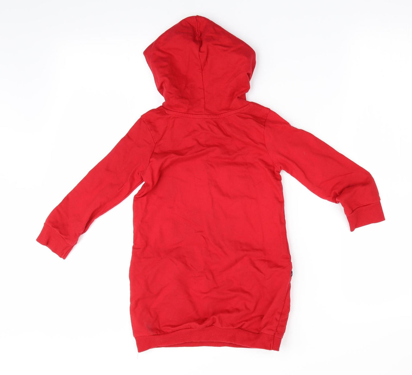 George Girls Red Animal Print  Pullover Hoodie Size 3-4 Years  - BUTTERFLY