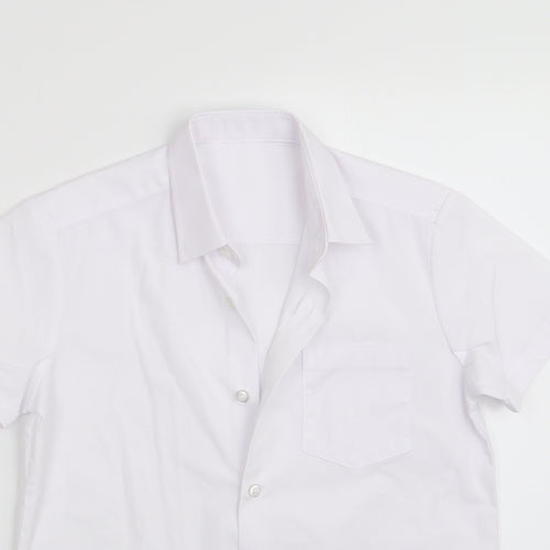 George Boys White   Basic Button-Up Size 7-8 Years