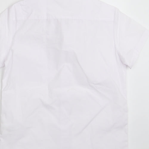 George Boys White   Basic Button-Up Size 7-8 Years