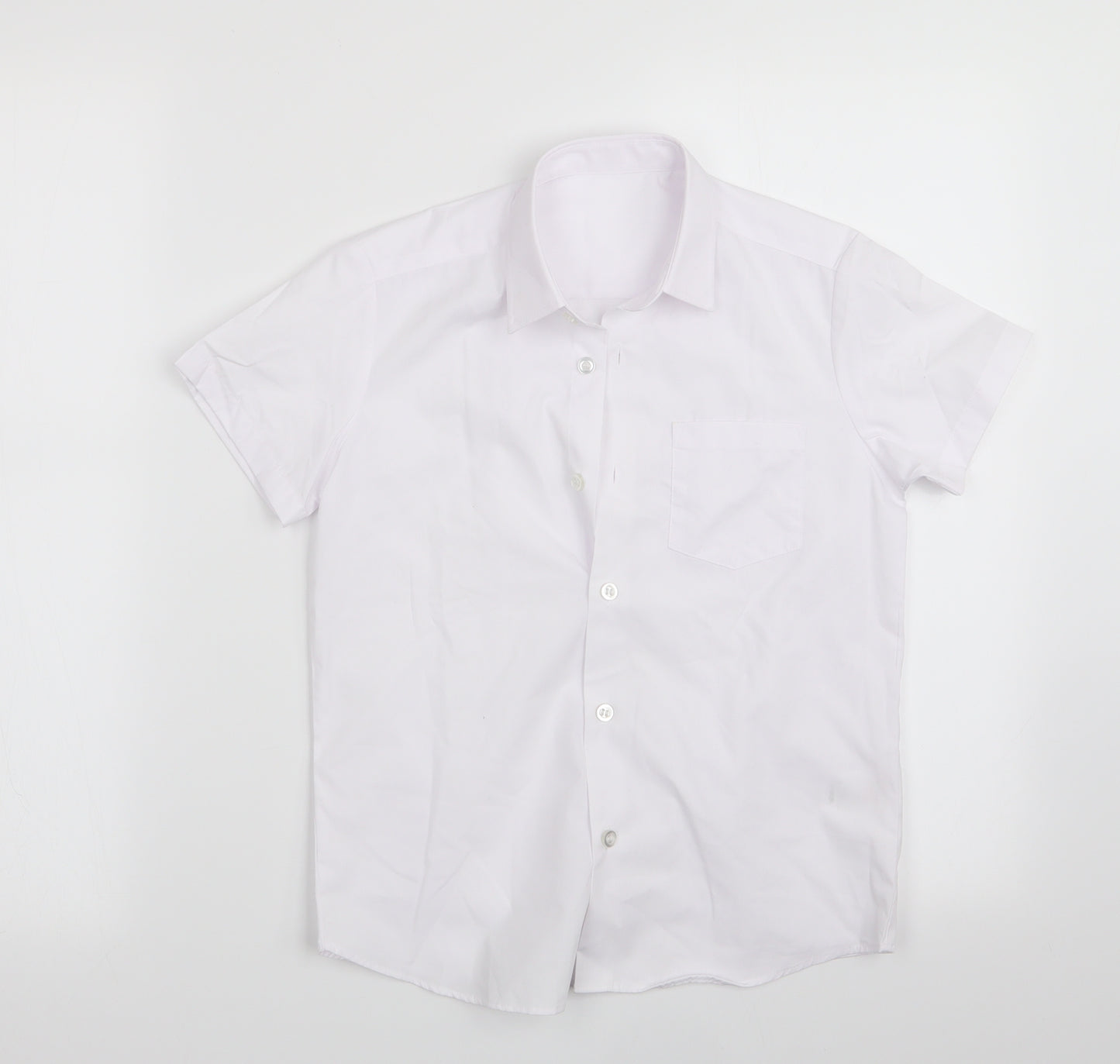 George Boys White   Basic Button-Up Size 7-8 Years