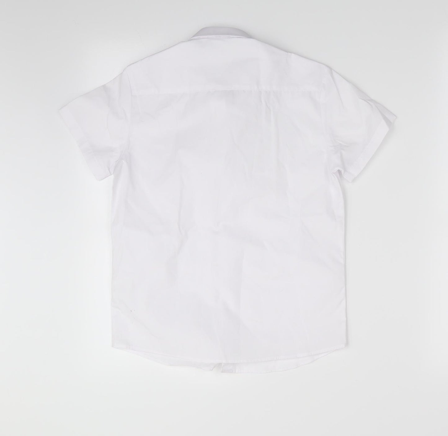 George Boys White   Basic Button-Up Size 7-8 Years