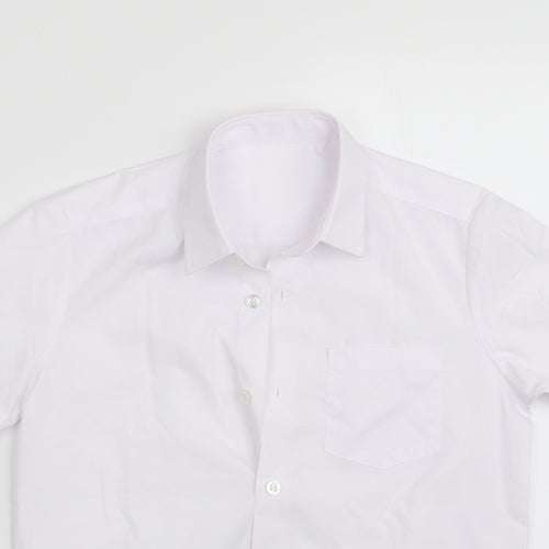 George Boys White   Basic Button-Up Size 7-8 Years