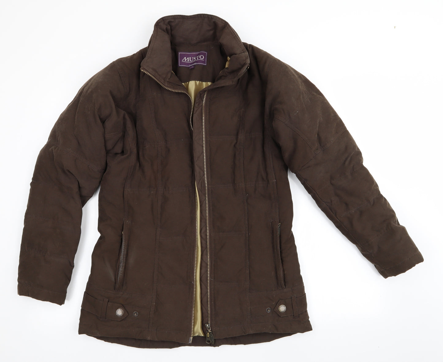 MUSTO Womens Brown   Anorak Coat Size 10