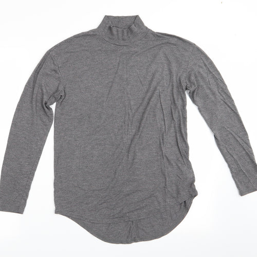 NEXT Womens Grey   Pullover Jumper Size 8  - Subtle pink glitter effect