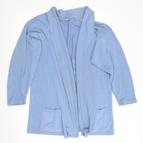 Preworn Womens Blue   Cardigan Jumper