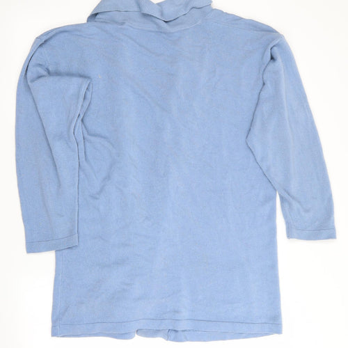 Preworn Womens Blue   Cardigan Jumper