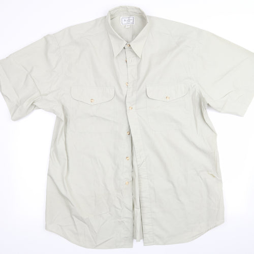 Burton Mens Green    Button-Up Size XL