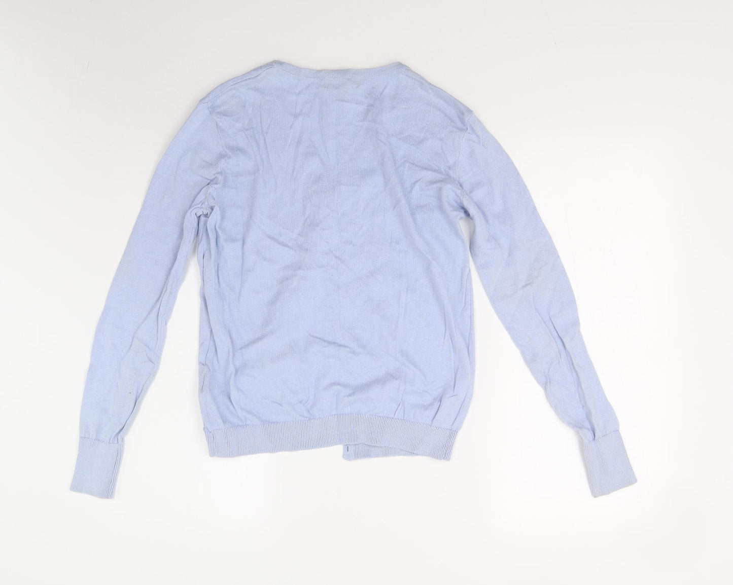 Primark Womens Blue  Knit Cardigan Jumper Size 12