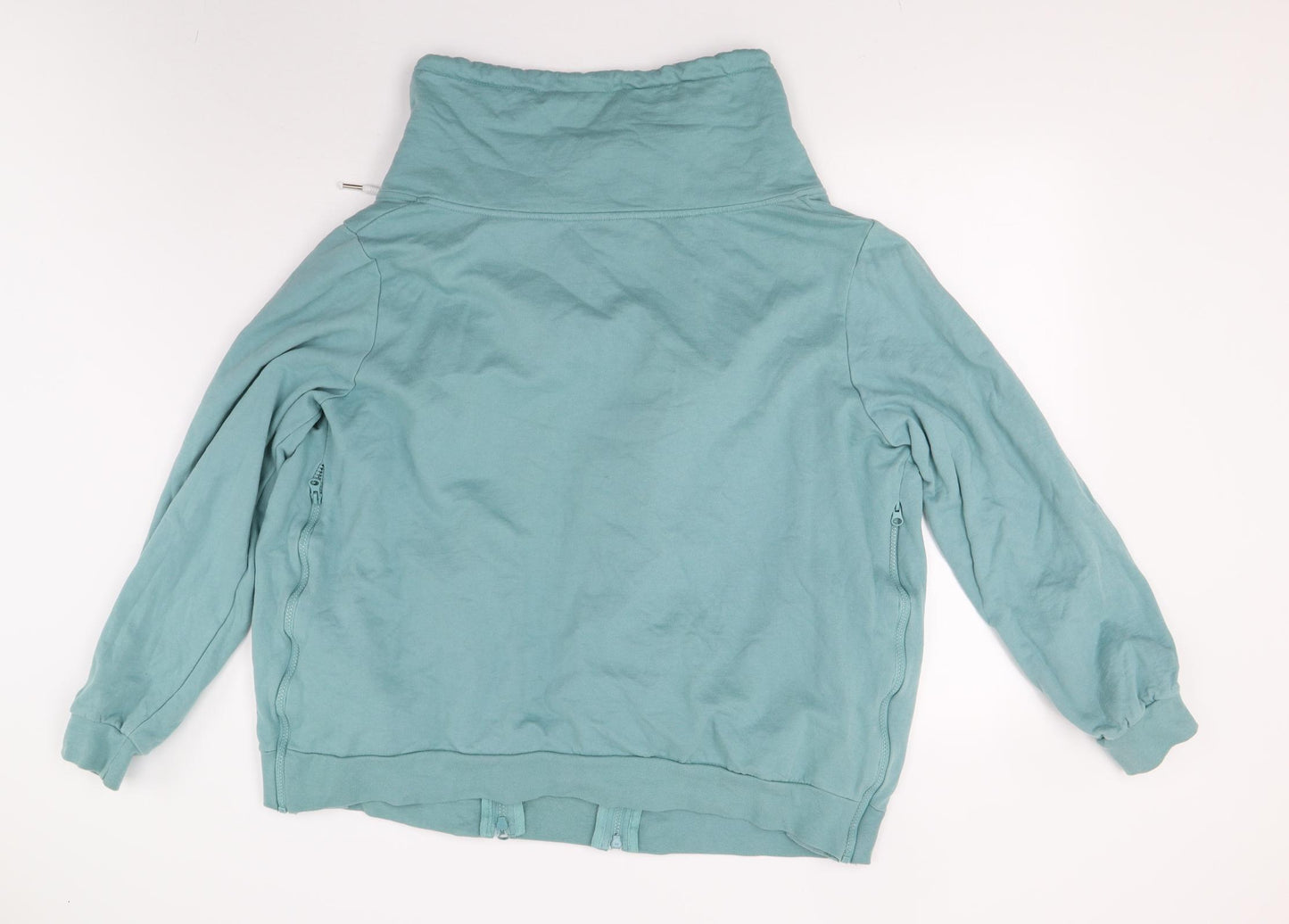 bonprix Mens Green   Henley Sweatshirt Size L