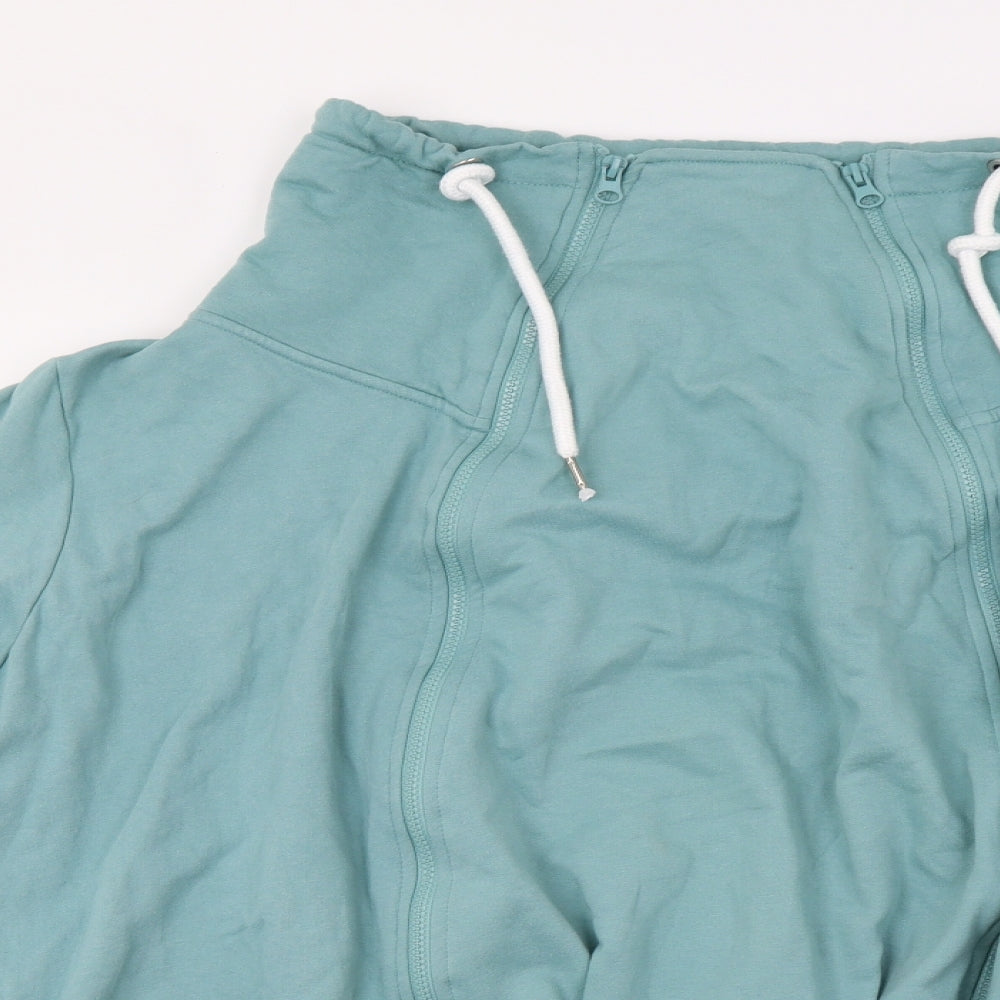 bonprix Mens Green   Henley Sweatshirt Size L