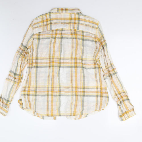 Maurices Mens Yellow Check   Button-Up Size XL