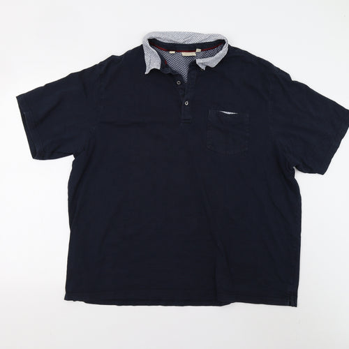 W&B Mens Blue    Polo Size XL