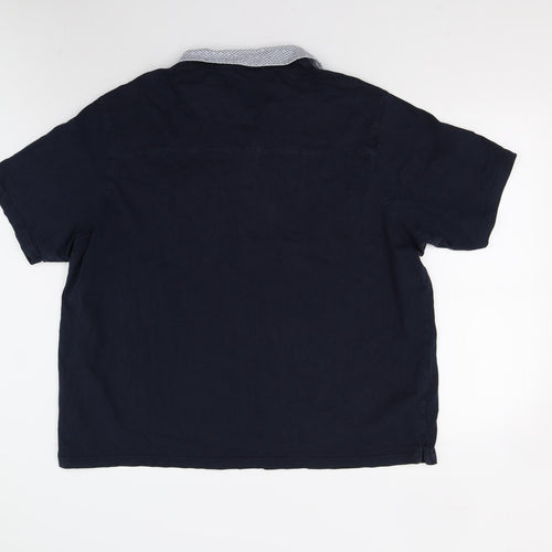 W&B Mens Blue    Polo Size XL