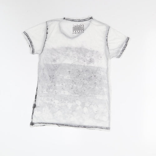 Pimark Boys White   Basic T-Shirt Size 10-11 Years